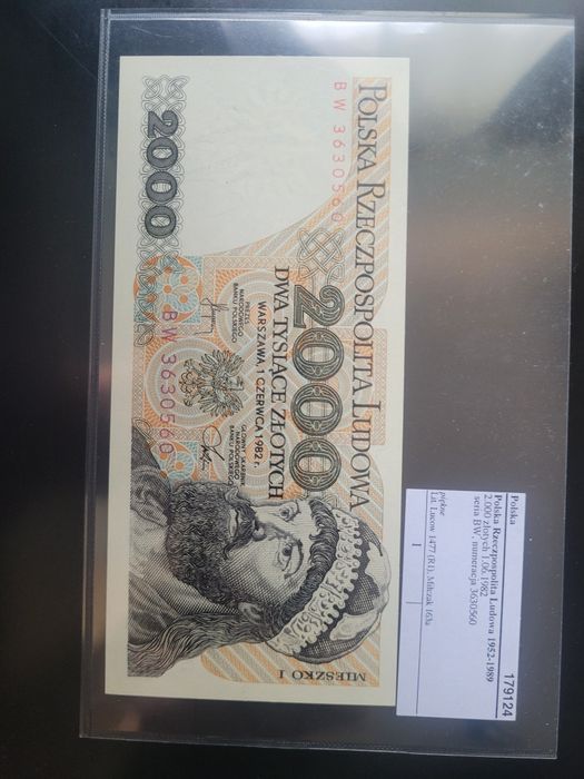 2000 tysięcy złotych 1982 MieszkoI