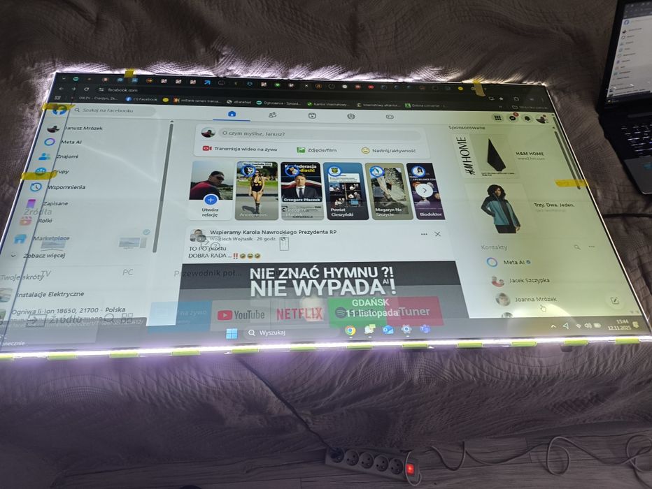 Samsung UE49MU6452U na części