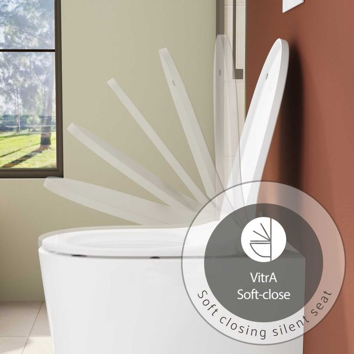 Унітаз-біде підвісний VitrA Integra Bidet Rim - Ex 88-7041B003-7210