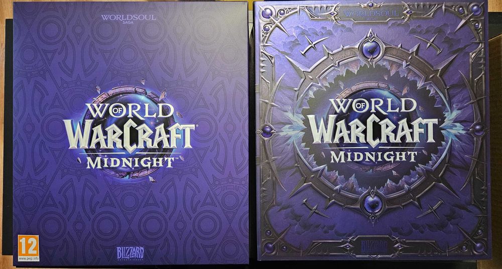 World of Warcraft: Midnight edycja kolekcjonerska pudełko przypinka
