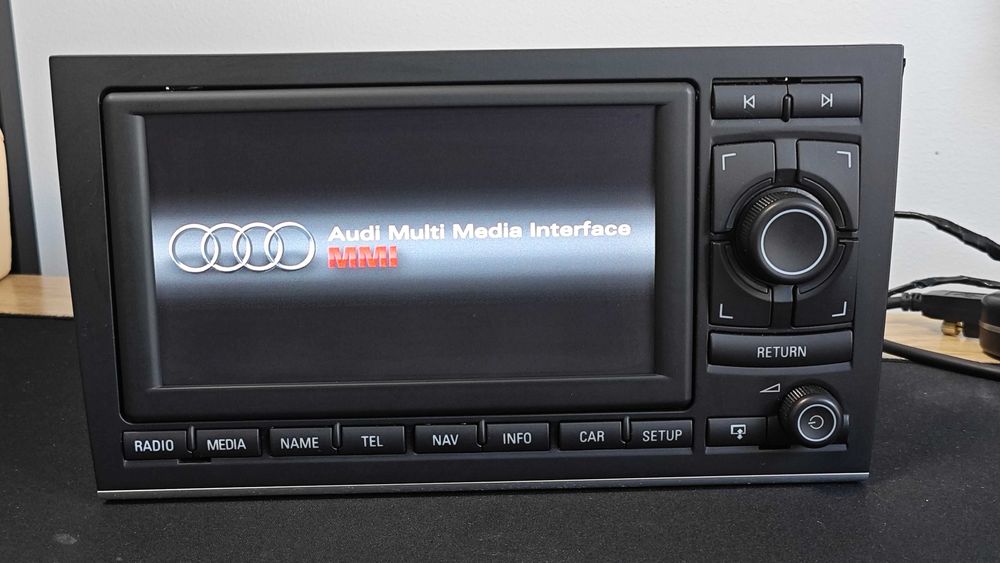 Radio nawigacja RNS-E LED Exeo Audi A4 B6 B7 audi navigation plus navi