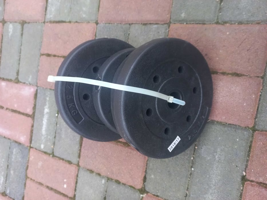 Ciężarki na siłownię nowe,bitumiczne
