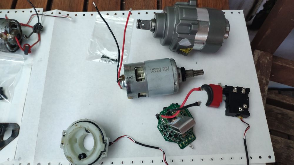 Parkside PEÇAS pistola chave de impacto PASSK 20-LI B2 PEÇAS