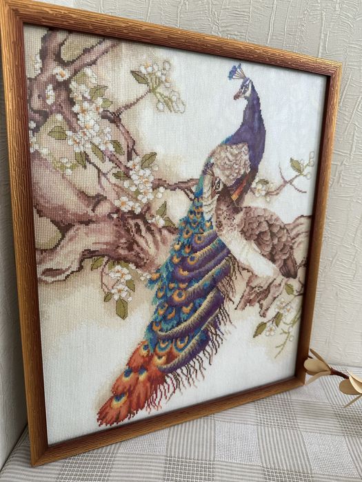 Картина вишита нитками