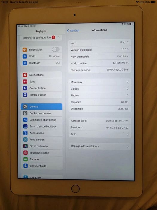 iPad Air 2 - Wifi 64Gb