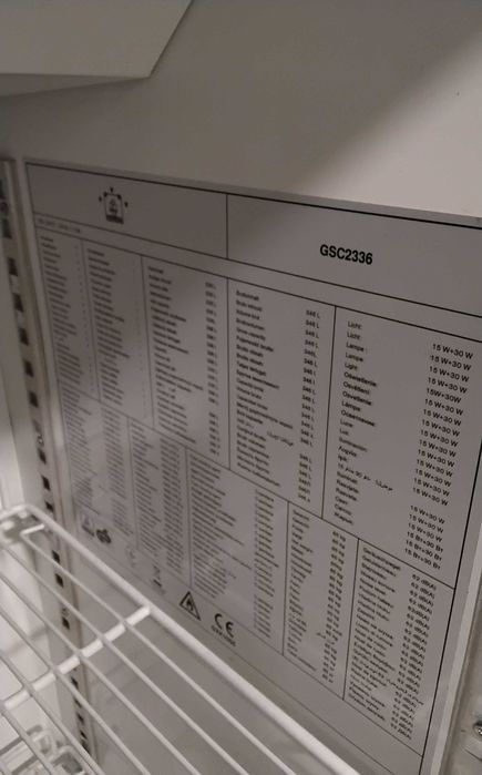 Arca vertical da marca Horeca modelo GSC2336 (urgente)
