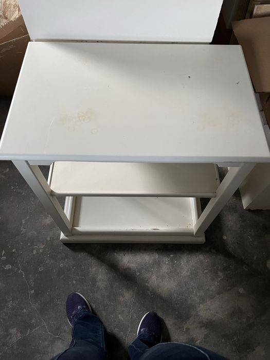 Móvel, estante, de madeira lacado