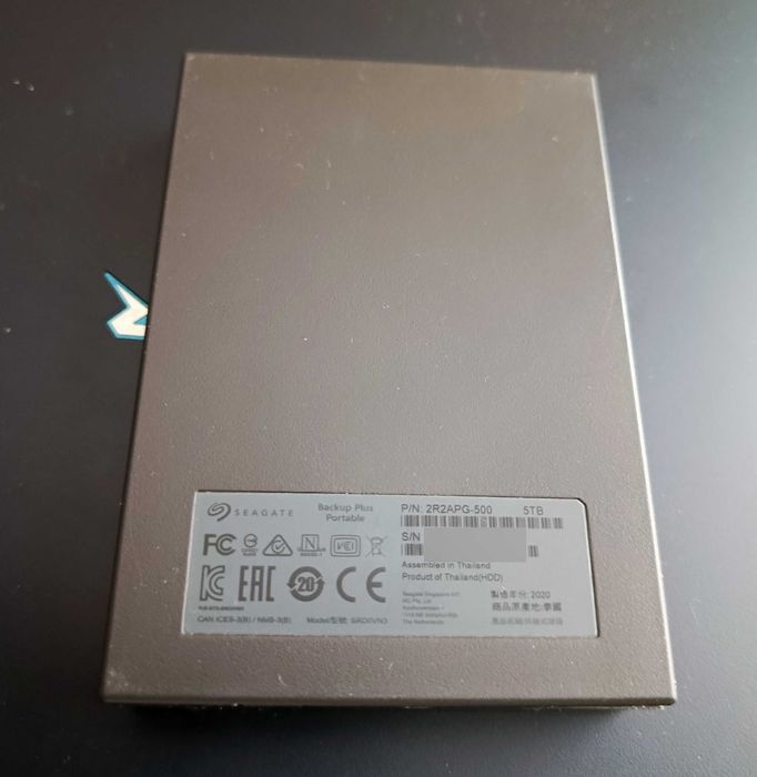 Seagate Backup Plus Portable 5tb hdd