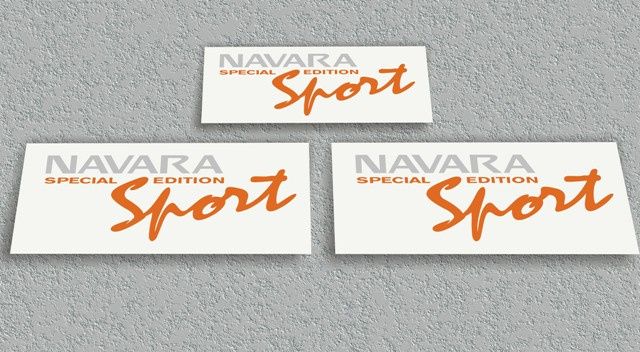 Autocolantes Nissan Navara D21/D22-2.5TD 4X4 SportPlus