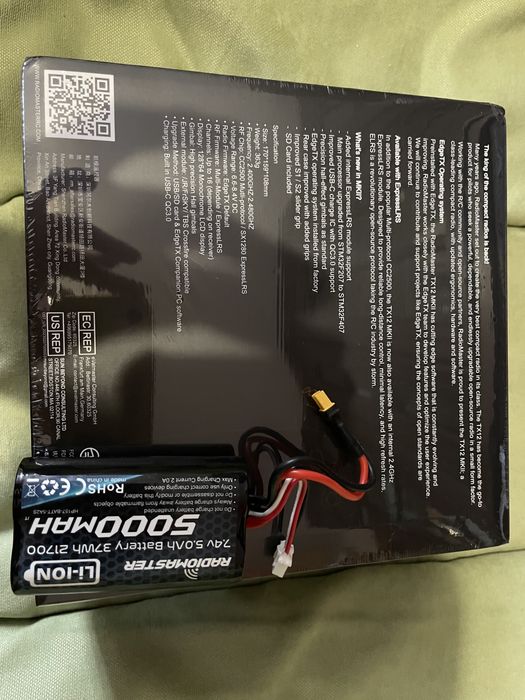 Пульт FPV Radiomaster TX12 ELRS + оригінальна батарея 5000 mah. Новий!