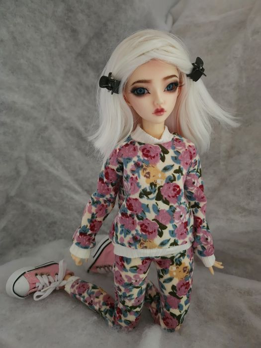 Lalka bjd 1/4 dwie głowy