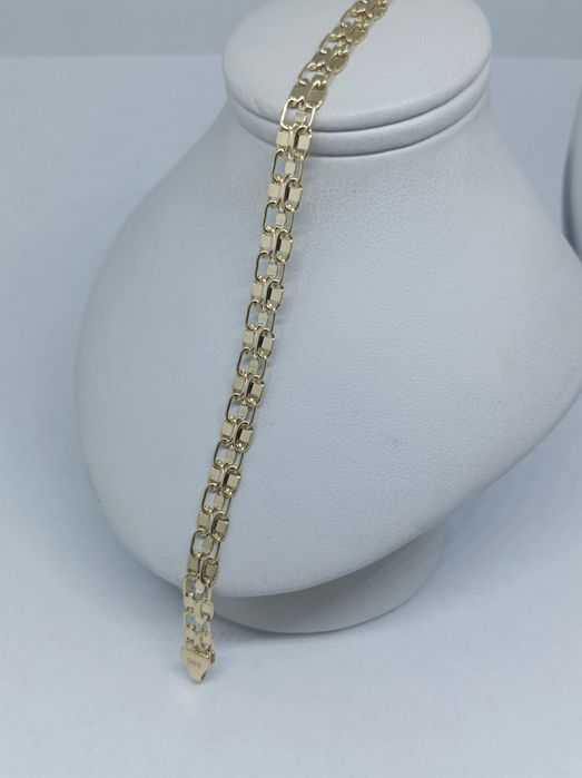 Złota bransoletka 585 długość 20 cm