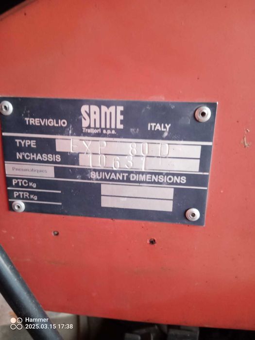 Traktor Same 80 do wozu paszowego