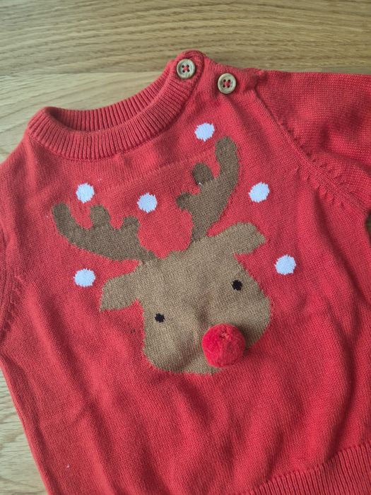 Sweter świąteczny rozmiar 68