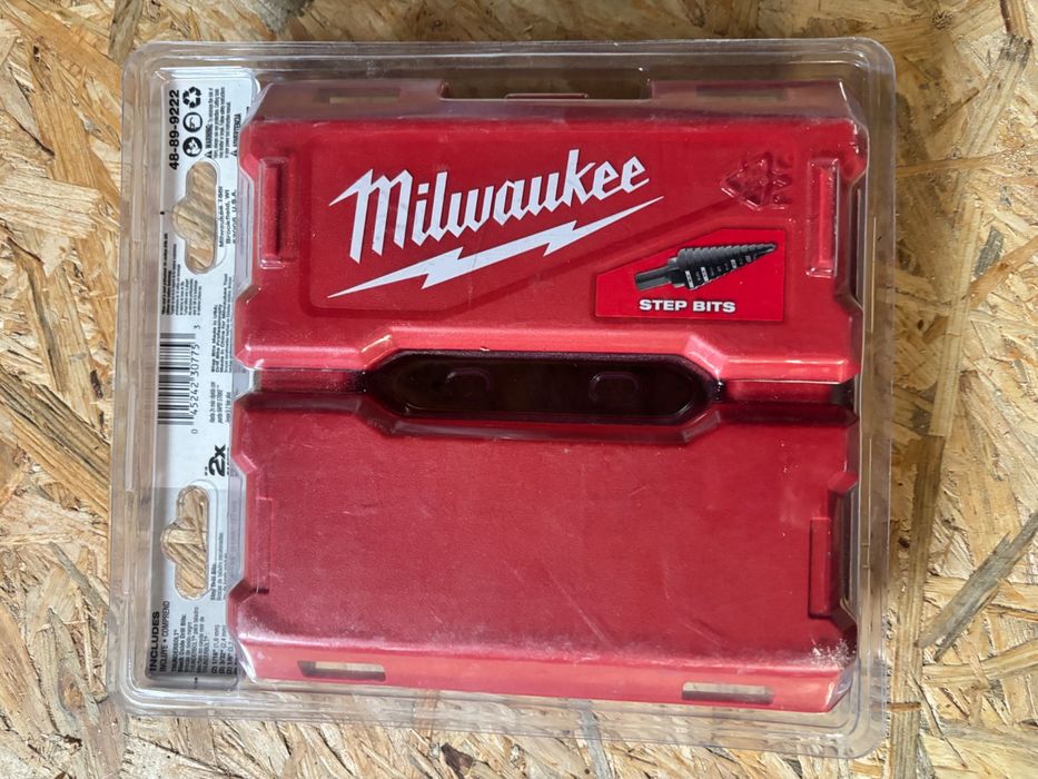 Milwaukee 10-elementowy zestaw wierteł do metalu + wierteł stopniowych stożkowych