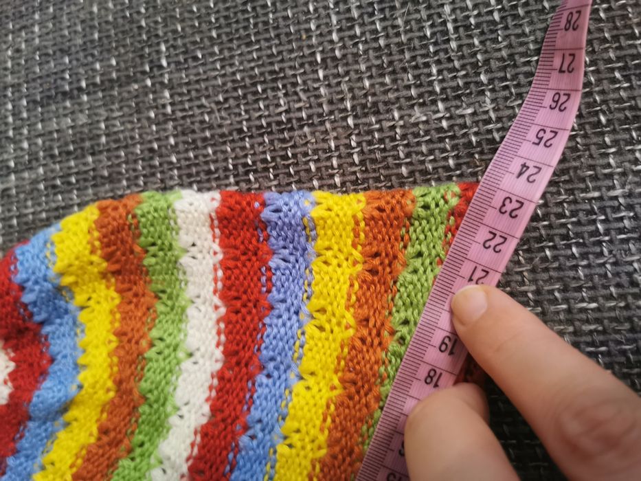 Czapka wiosenna dla dziewczynki 46-48.