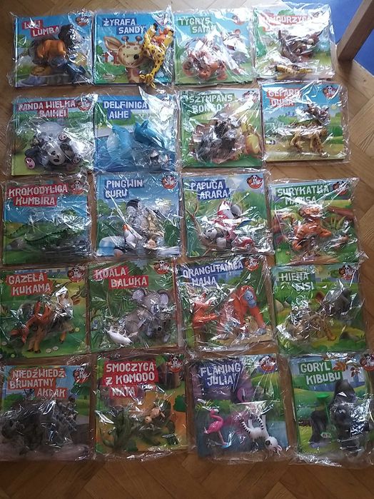 Książeczki z figurkami "Zwierzęta z mojego zoo"