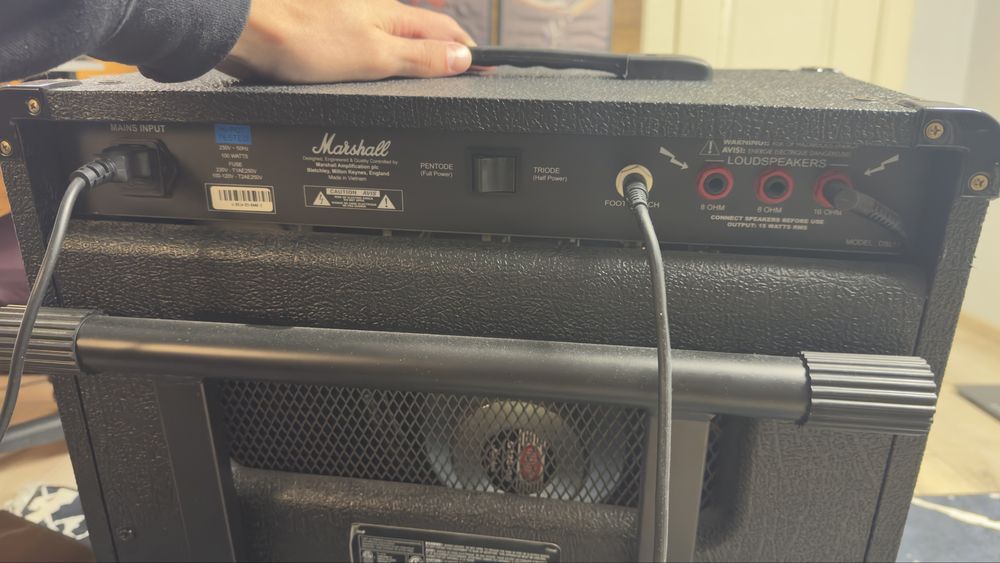 Marshall DSL15C ламповий комбопідсилювач, Mint, JJ Tubes, Gator Stand
