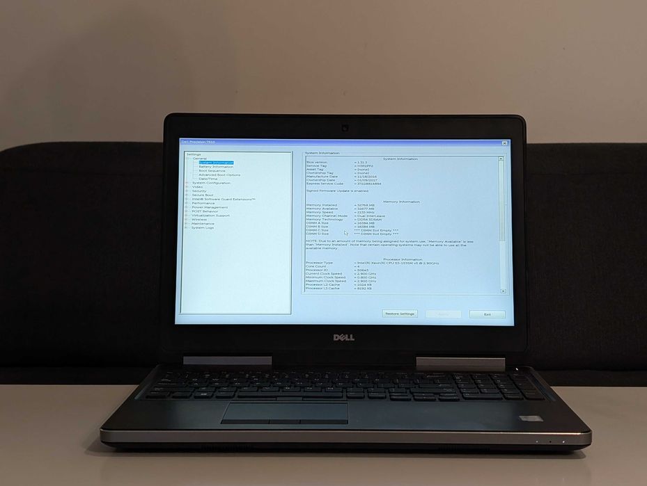 Dell Precision 7510 Xeon E3-1535M 32GB RAM SSD 500GB Quadro M1000M #6