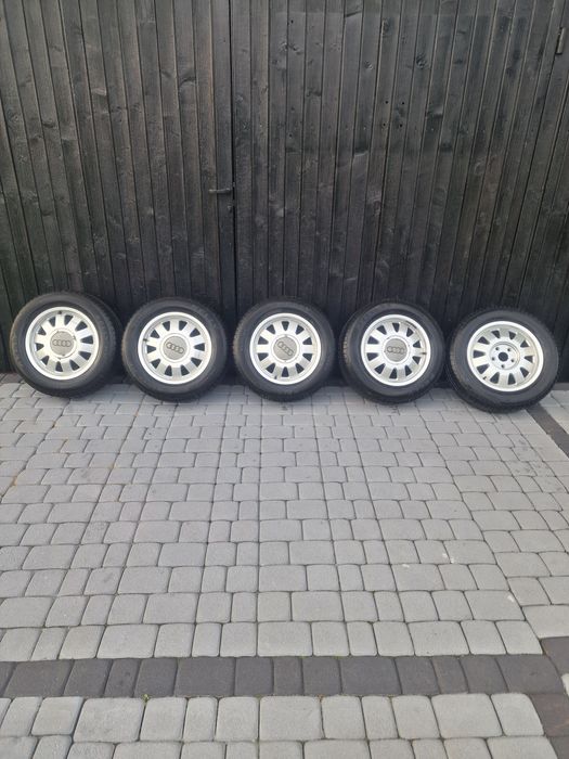 Felgi z oponami koła r15 rostaw śrub 5x112 audi oe 5szt