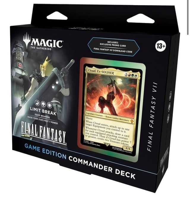 MTG commander final fantasy game edition (novo selado)