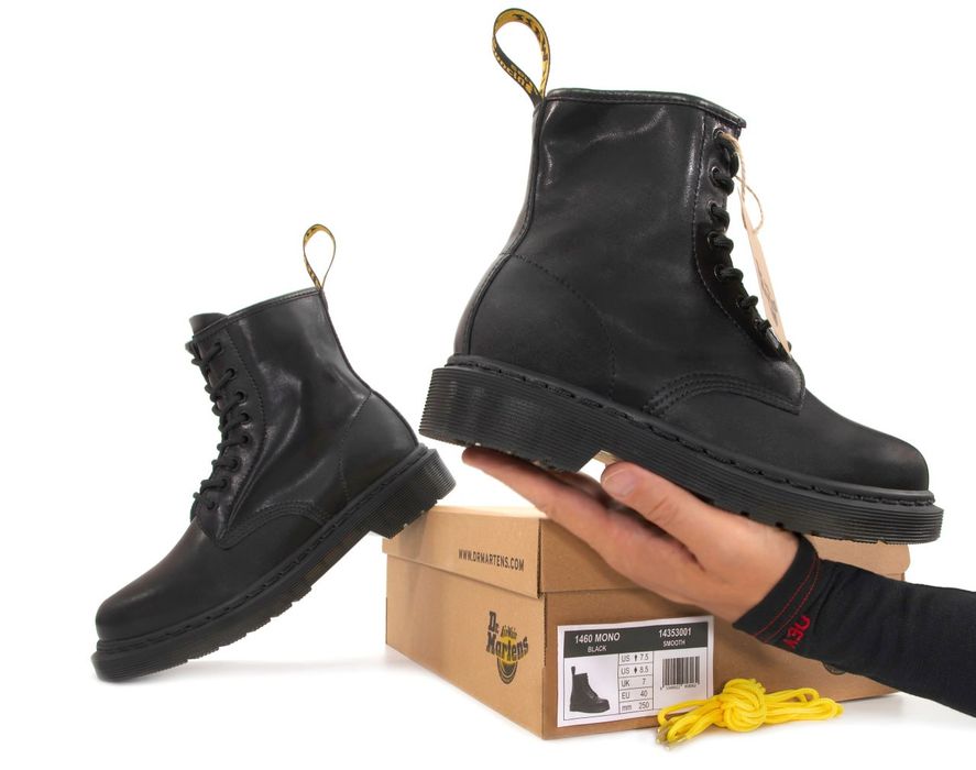 Черевики Dr. Martens 1460 Mono Black premium