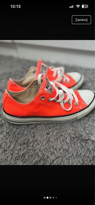 Converse neon pomaranczowy r.39
