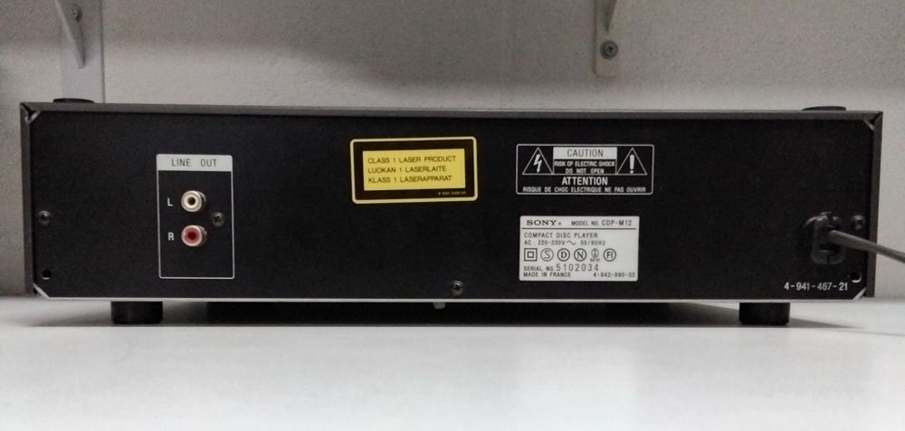 SONY leitor de cd CDP-M12