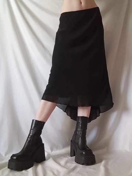 spódnica midi dark feminine witch archive whimsigoth nymph fairy goth
