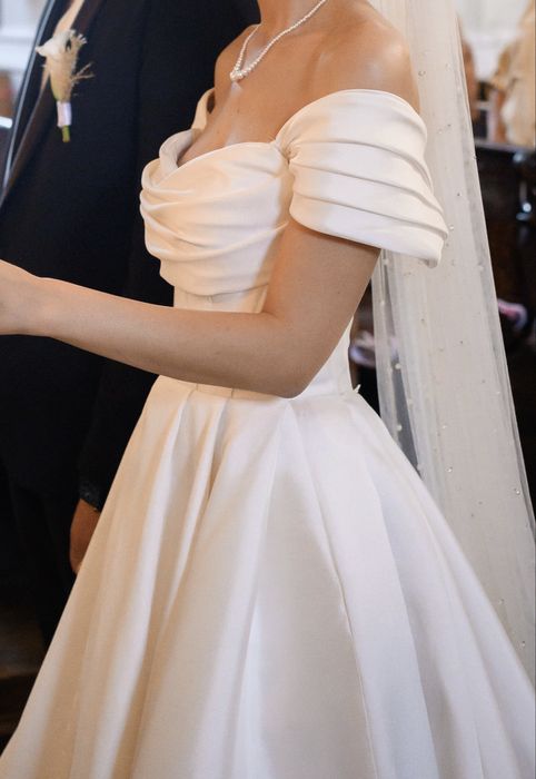 Suknia ślubna gorsetowa XS