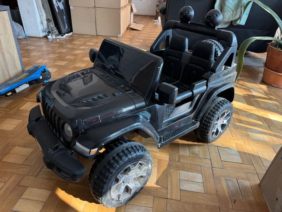 Jeep Wrangler Rubicon elektryczny 12V – auto dla dzieci, 2-osobowy