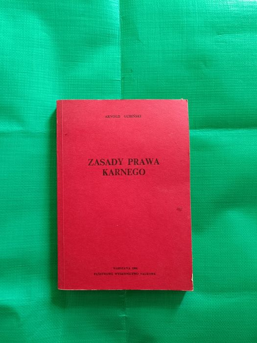 Zasady prawa karnego Arnold Gubiński książka