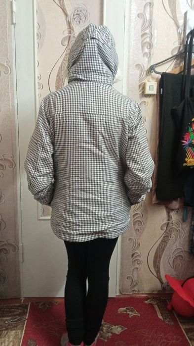 Зимняя термо куртка protest s-м  лыжная принт гусинная лапка