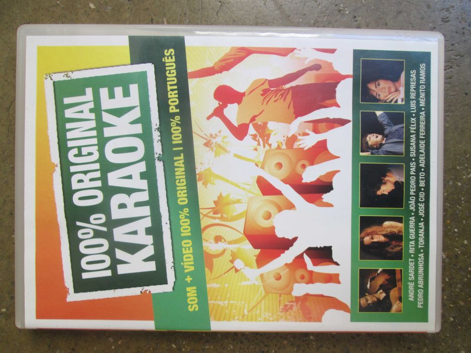 DVD karaoke musicas portuguesas atuais