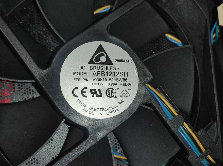 Вентилятор Delta AFB1212SH — 120 мм, 4-pin PWM
