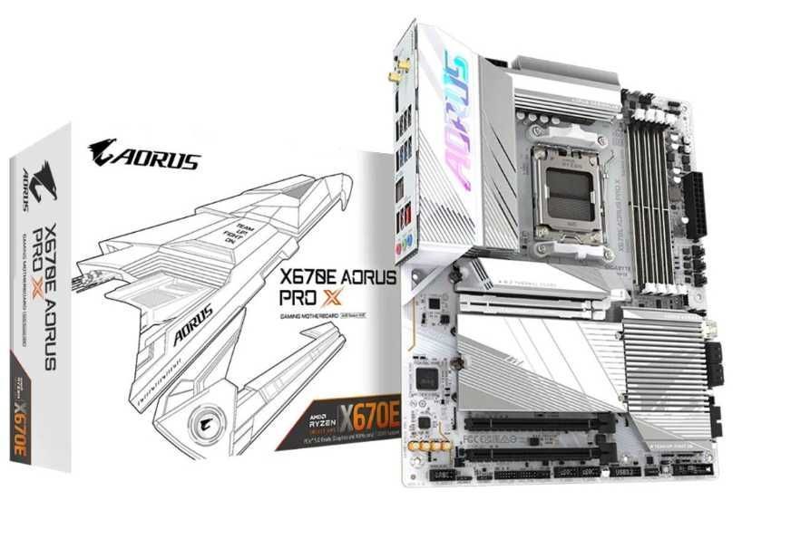 Płyta główna ATX Gigabyte X670E AORUS PRO X box gwarancja nr. 550745