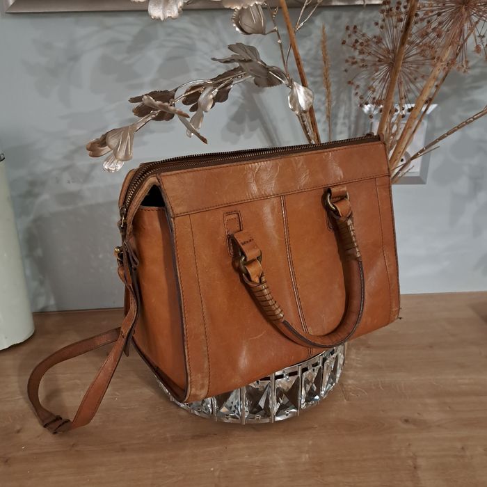 Skórzana torebka Zara