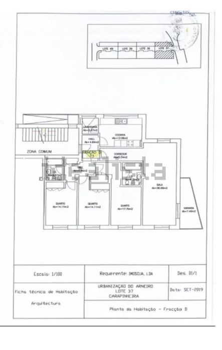 Fantastico Apartamento t3 Carapinheira para alugar