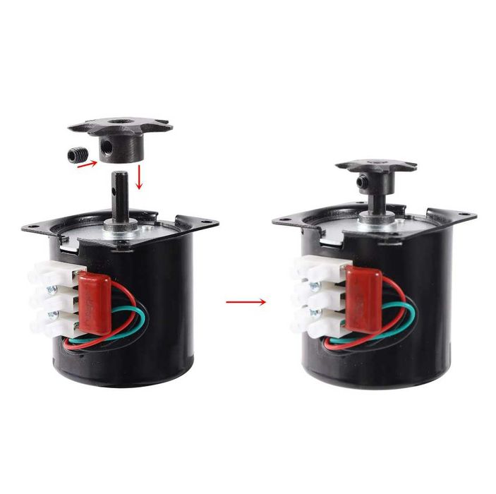 Motor Chocadeira Profissional 220V com adaptador de engrenagem metal