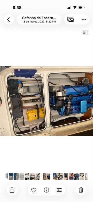 Barco a gasolio de 85hp