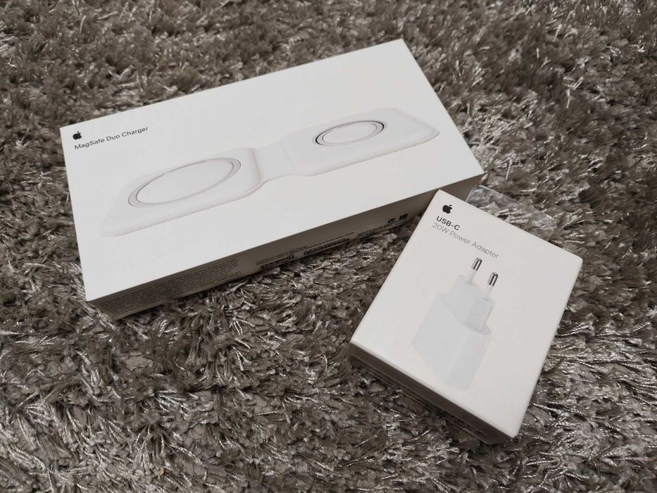 Apple MagSafe Duo Charger + oryginalny zasilacz Apple 20W