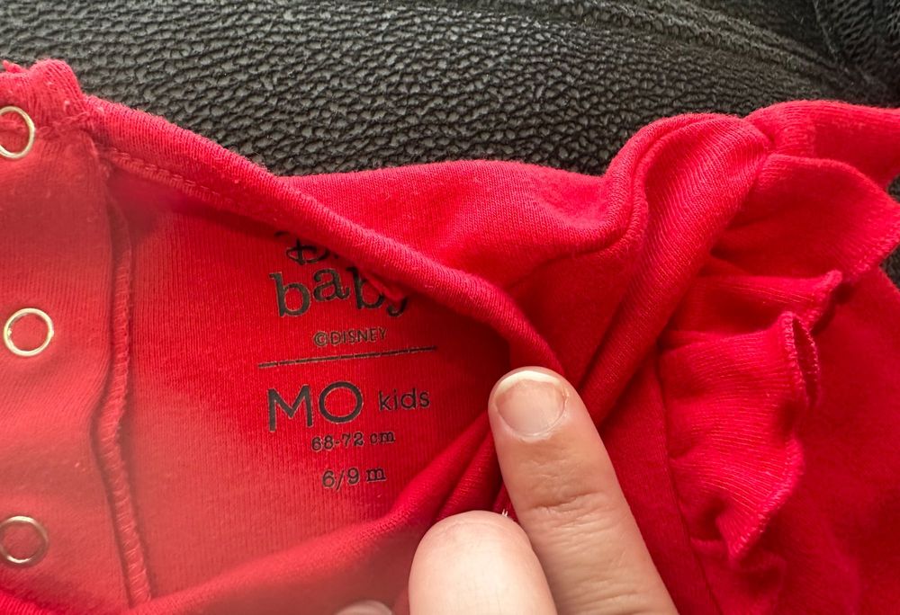 Conjunto Camisola + Calças Minnie Natal MO Kids (6-9M)