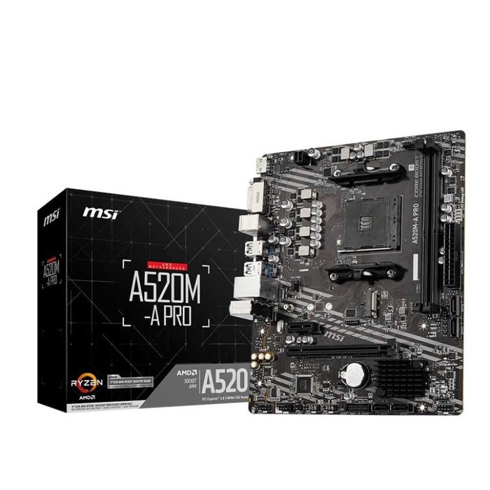 Материнська плата MSI A520M-A PRO (911-7C96-024)