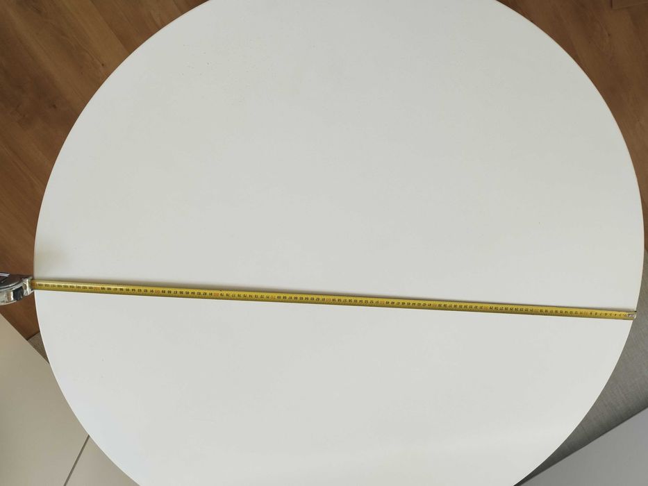 Mesa branco redonda 110cm diâmetro