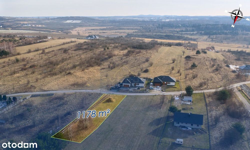 Działka 1178 m² Mstów – budowlana ul. Kopernika
