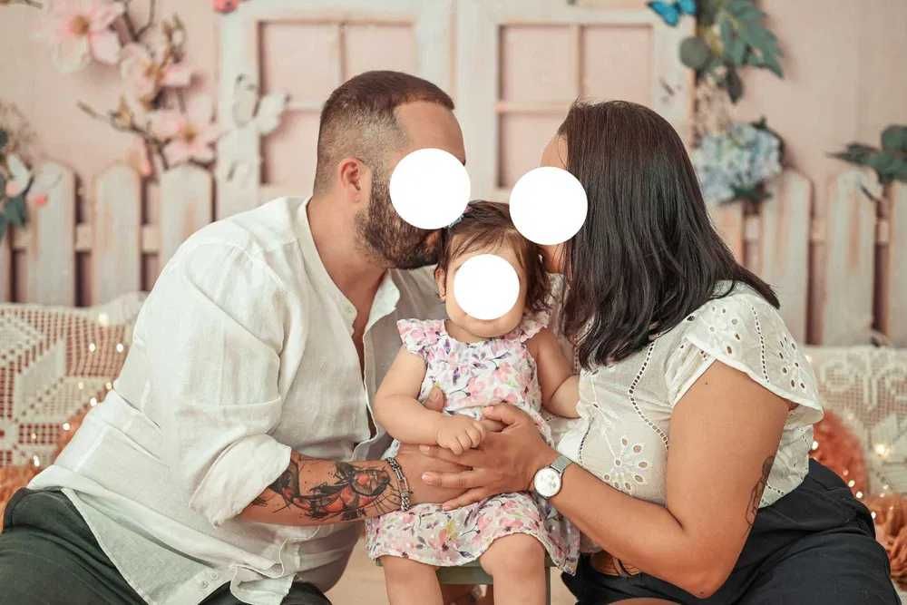 Fundo fotográfico da BabyBonnet. Como novo!