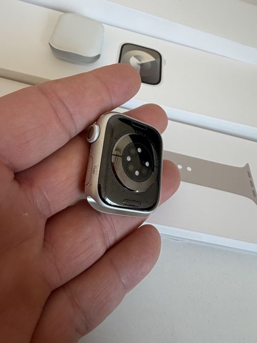 Apple Watch 9 41mm Starlight Bateria 91%