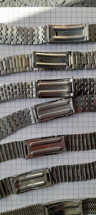 Bransolety zapinane do zegarków