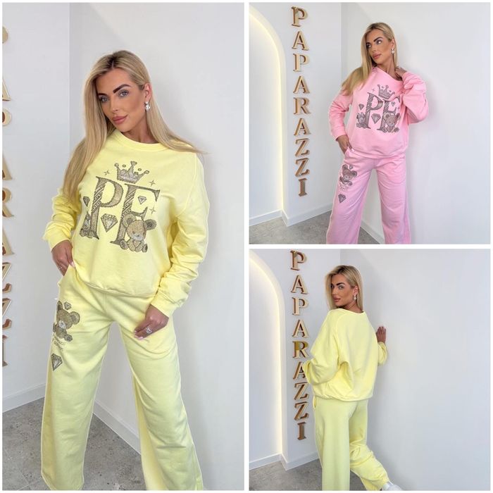 Komplet Paparazzi Fashion cyrkonie kamienie rozmiar uni