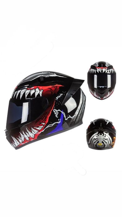 Мотошолом інтеграл , шлем интеграл мотоцикл мото шолом візор М Л